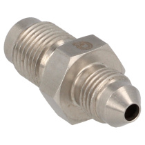 AN4 - 7/16-24 Konkav Adapter Rostfritt Hane / Hane QSP